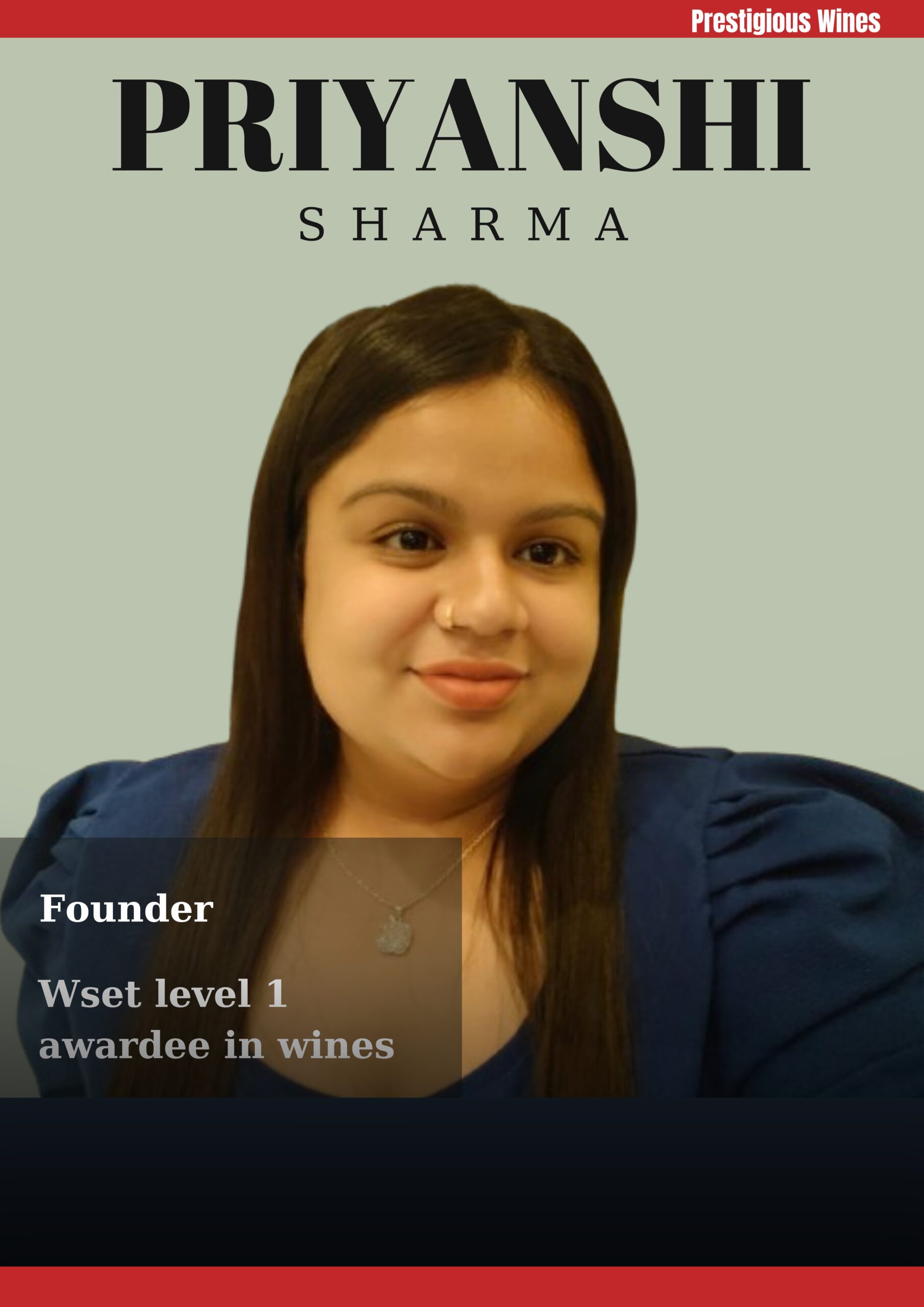 Prestigious Wines E-Magazine cover – woman enjoying a glass of wine